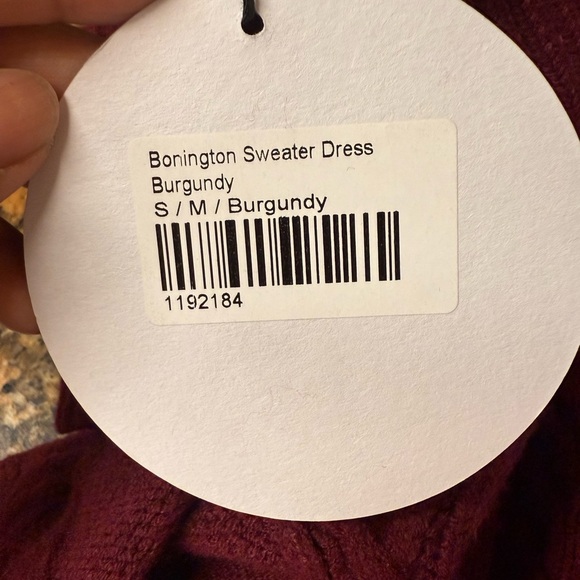 Princess Polly Bonington Burgundy Sweater Mini Dress Turtle Neck Long Sleeve S/M - Picture 9 of 14